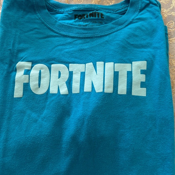Fortnite!!! Blue Kids Short Sleeve Tee - Picture 1 of 2